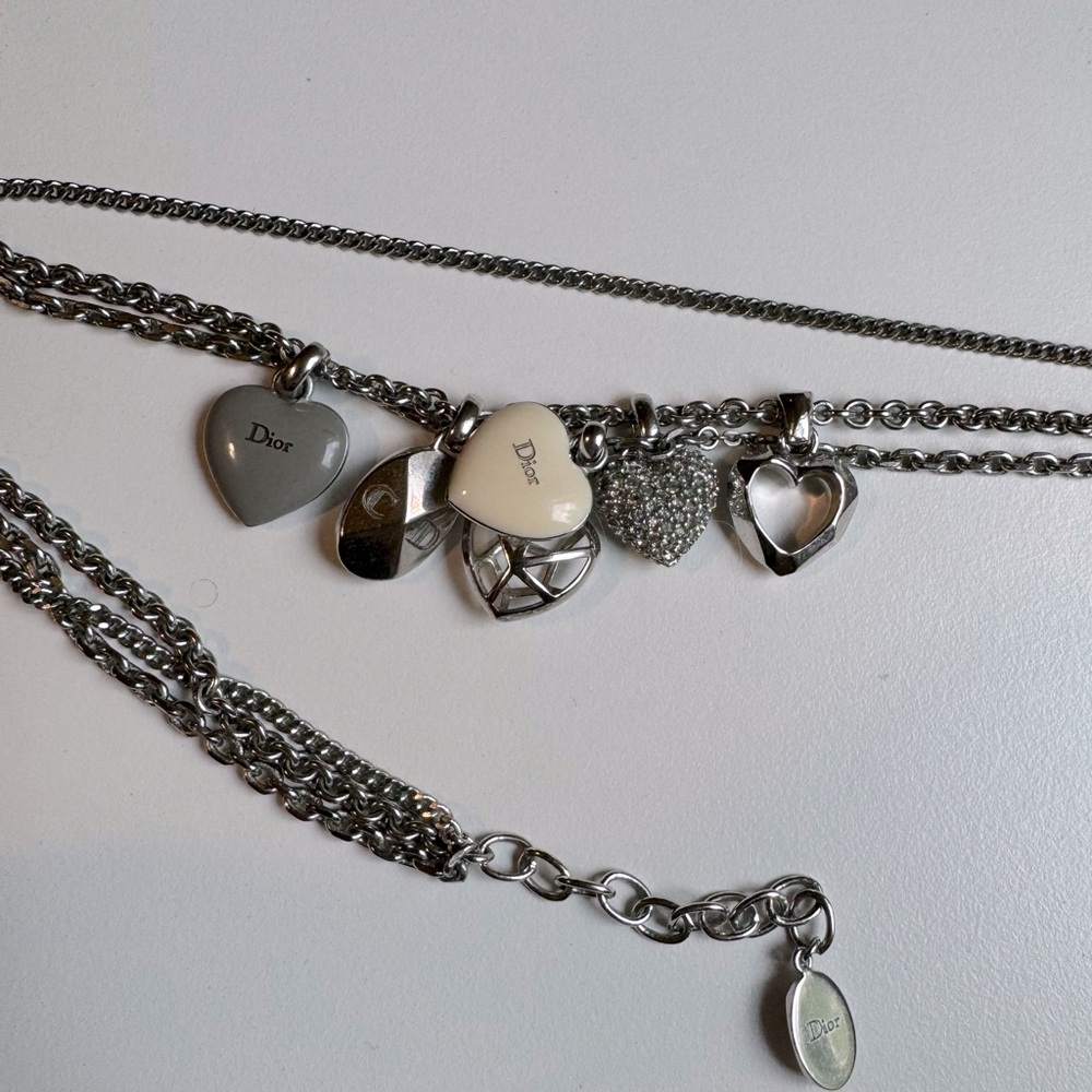 Dior charm necklace